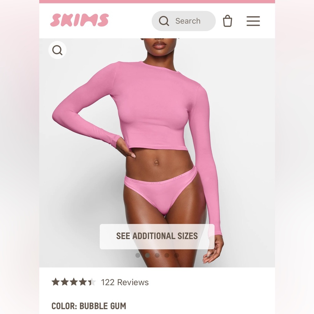 skims tshirt brand new in packaging